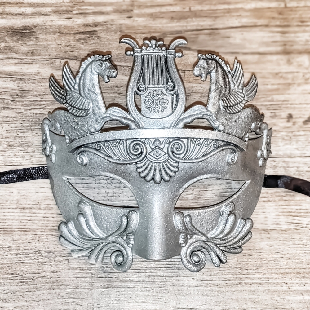 Unisex Masquerade Mask | Mardi Gras Wedding Ball | Gladiator Goddess Unisex Mask